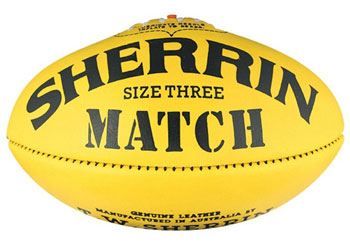 Sherrin Match Leather Yellow #3