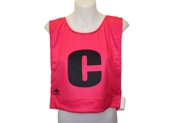 Netball Bibs Junior – Fluoro Pink & Black