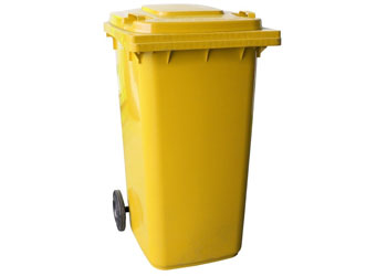 240 Litre Wheelie Bin – Yellow - MTA Catalogue