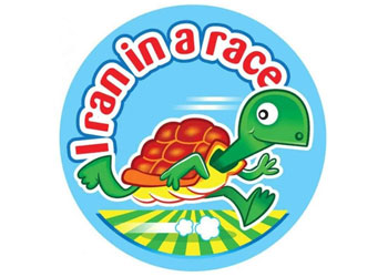 Stickers – I Ran In A Race Pack of 50