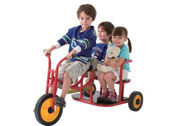 kids tandem tricycle
