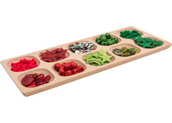 Wooden Ten Frame Tray