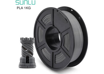 SUNLU 3D Printer Filament – PLA+ 1KG – Grey