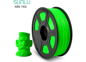 Sunlu ABS 3D Printer Filament 1.75mm Green