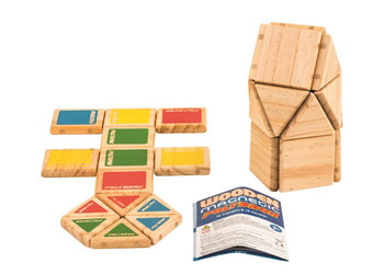 wooden magnetic tiles
