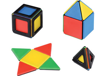 Solid Magnetic Polydron – 24pc