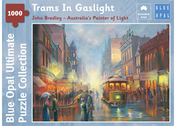 Blue Opal Bradley Trams In Gaslight 1000 pieces