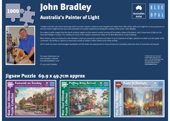 Blue Opal Bradley Trams In Gaslight 1000 pieces
