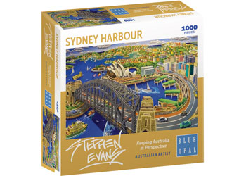 Blue Opal - Evans Sydney Harbour 1000pc
