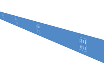 Blue Opal - Shelf Strip 1m x 37mm