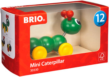 BRIO Push Along Mini Caterpillar