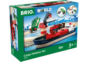BRIO Set - Cargo Harbour Set 16 pieces