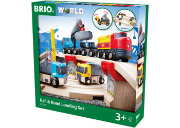 BRIO - Rail & Road Loading Set 32 pieces