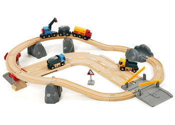 BRIO - Rail & Road Loading Set 32 pieces