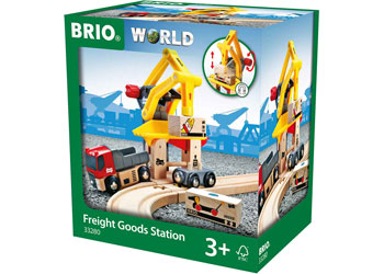 BRIO Station - Freight Goods Station 6 pieces