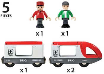 BRIO - Travel Train 5 pieces