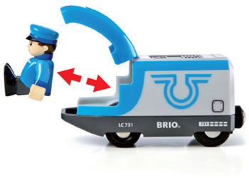 BRIO BO - Travel Battery Train 3 pieces