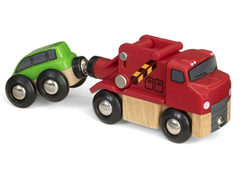BRIO Vehicle - Tow Truck and Car