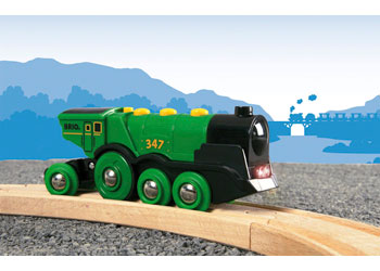 BRIO BO - Big Green Action Locomotive