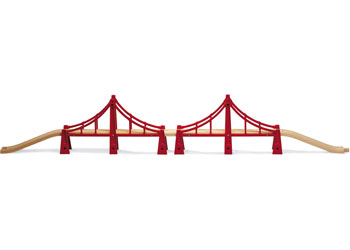 BRIO - Double Suspension Bridge 5 pieces