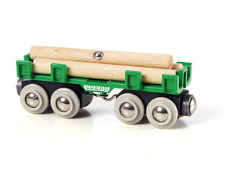 BRIO - Lumber Loading Wagon 4 pieces