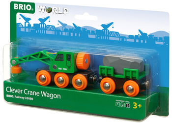 BRIO - Clever Crane Wagon 4 pieces