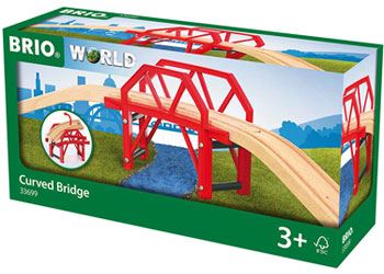 BRIO Bridge - Curved Bridge 4 pieces