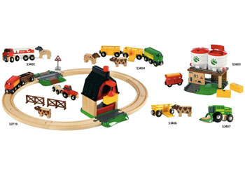BRIO Set - Farm Railway Set 20 pieces