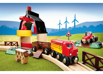 BRIO - Farm Railway Set 20 pieces