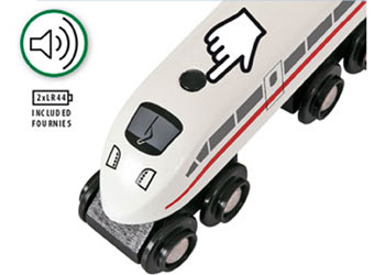 BRIO Train - High Speed Train with Sound 3 pcs