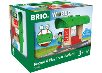 BRIO Destination - Record & Play Train Platform
