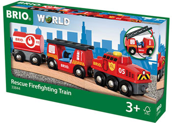 BRIO Train - Rescue Firefighting Train 4 pieces