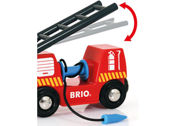BRIO - Rescue Firefighting Train 4 pieces