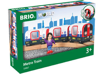 BRIO Train - Metro Train w Sound & Lights 4 pcs