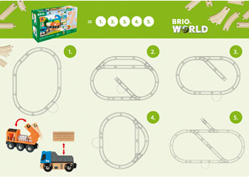 BRIO Set - Starter Lift & Load Set A 19 pieces
