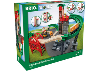 BRIO - Lift and Load Warehouse Set 32 pieces