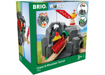BRIO Tunnel - Crane and Mountain Tunnel 7 pcs