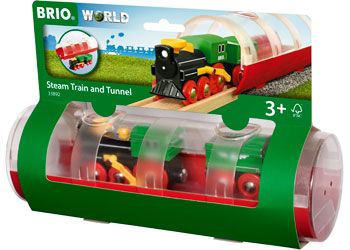 BRIO - Tunnel & Steam Train 3 pieces