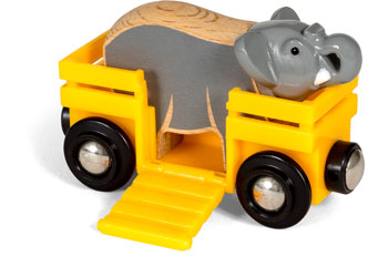 BRIO Vehicle - Elephant and Wagon 2 pieces