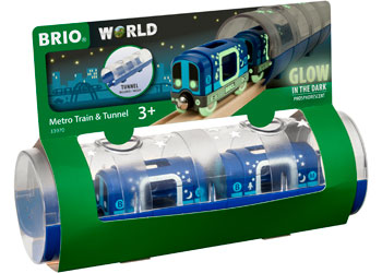 BRIO Train - Metro Train & Tunnel 3 pieces