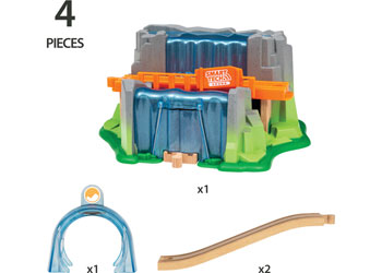 BRIO - Smart Tech Waterfall Tunnel 4 pieces