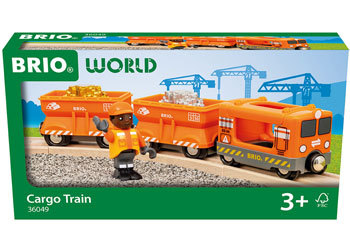 BRIO - Gold Cargo Train 6 pieces