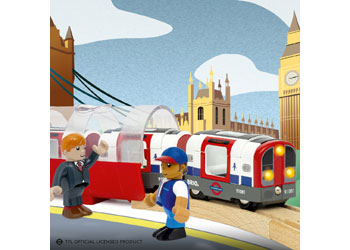 MB Catalogue BRIO London Underground Train 7 pieces