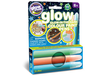  Brainstorm - Glow-In-the-dark Colour Three Pens 