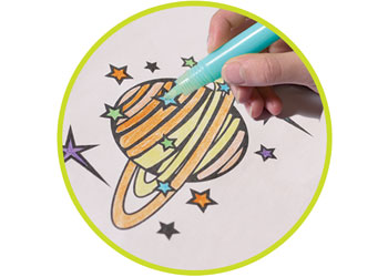  Brainstorm - Glow-In-the-dark Colour Three Pens 