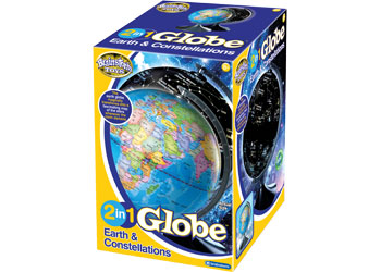  Brainstorm - 2 in 1 Globe Earth and Constellations 