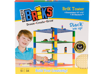 Classic Brik Tower Construction Set – 34 pcs