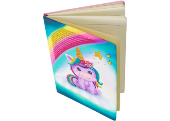 CrystalArt - Unicorn Smile Notebook 18x26cm