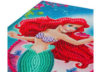 CrystalArt - The Little Mermaid Notebook 18x26cm