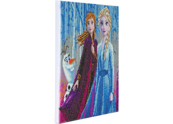 CrystalArt - Elsa Anna & Olaf 30x30cm Kit